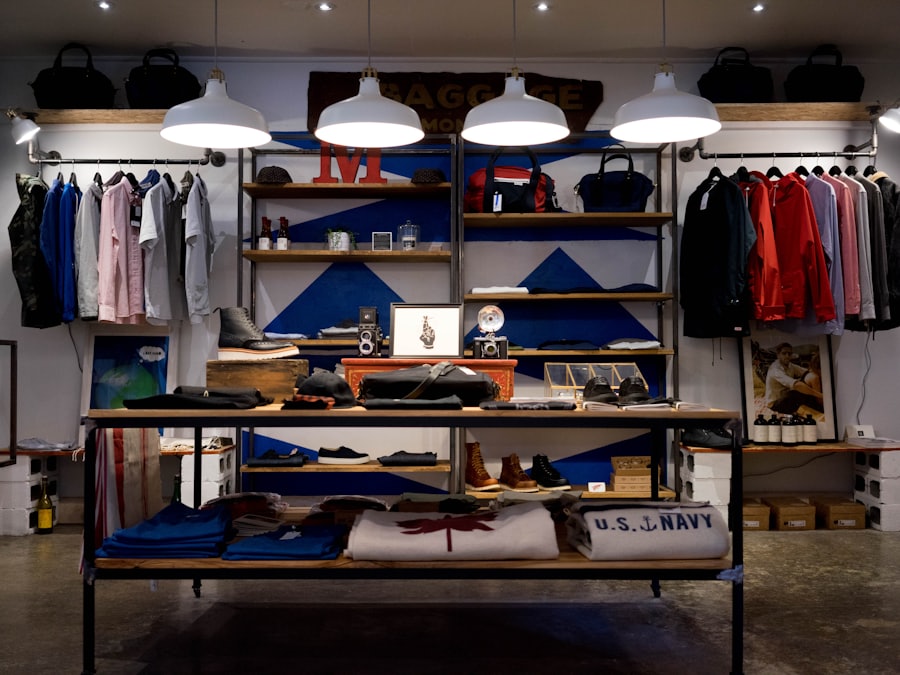 Retail shop storefront